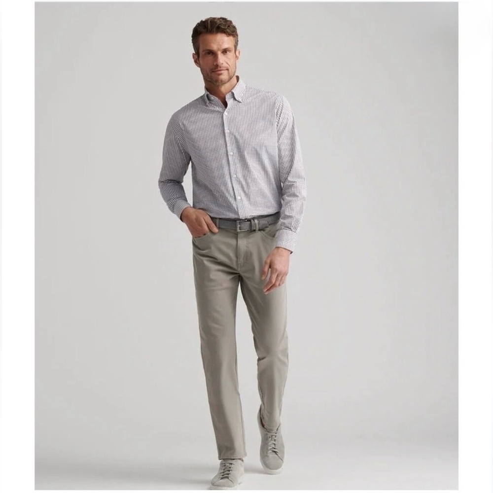Peter Millar Men’s Gray 5-Pocket Pants Size 40 great condition
